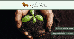 Desktop Screenshot of locandaleondoro.it